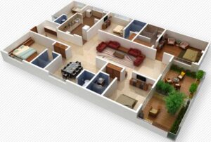 4bhk house plan 